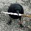 crow with knife icon